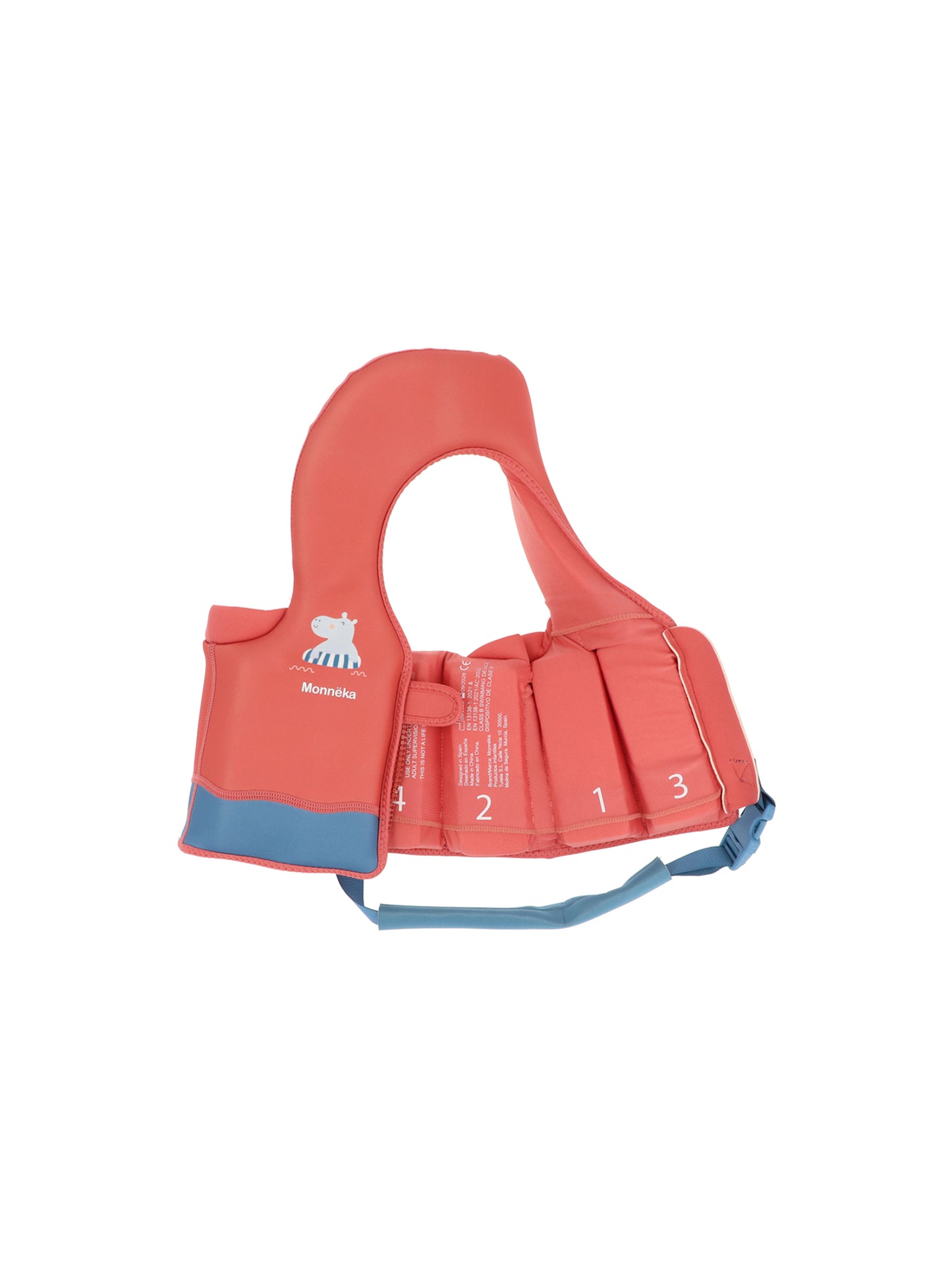 CHALECO FLOTADOR APRENDIZAJE HIPPO 1-2 AÑOS