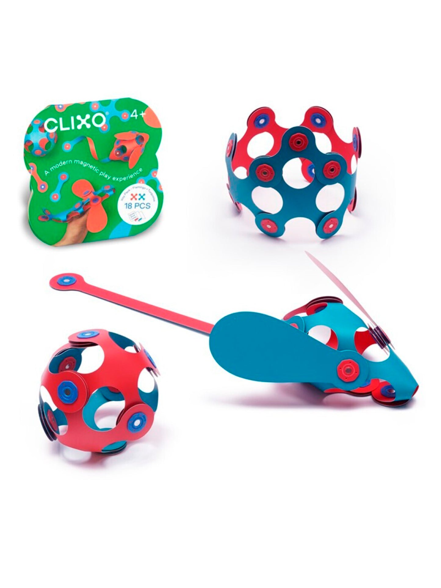 CLIXO ITSY PACK FLAMINGO/TURQUESA