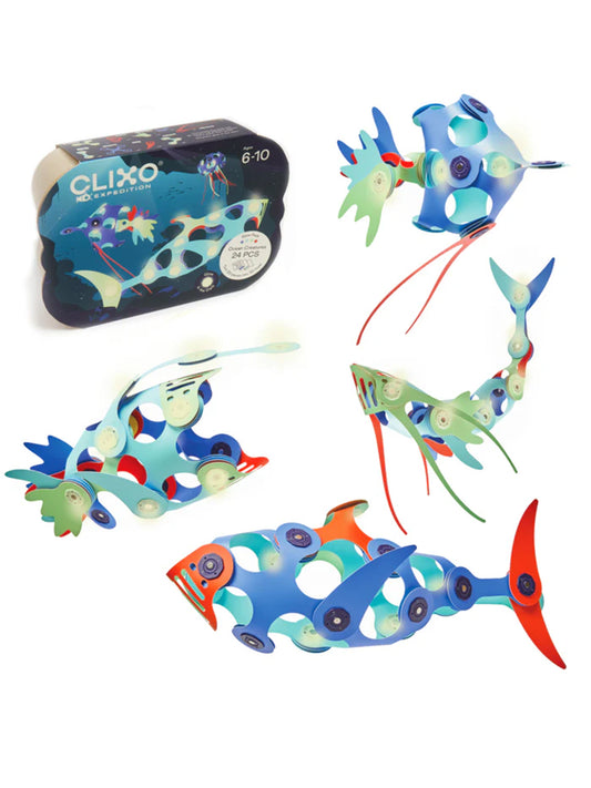 CLIXO OCEAN CREATURES PACK Clixo KIDSME