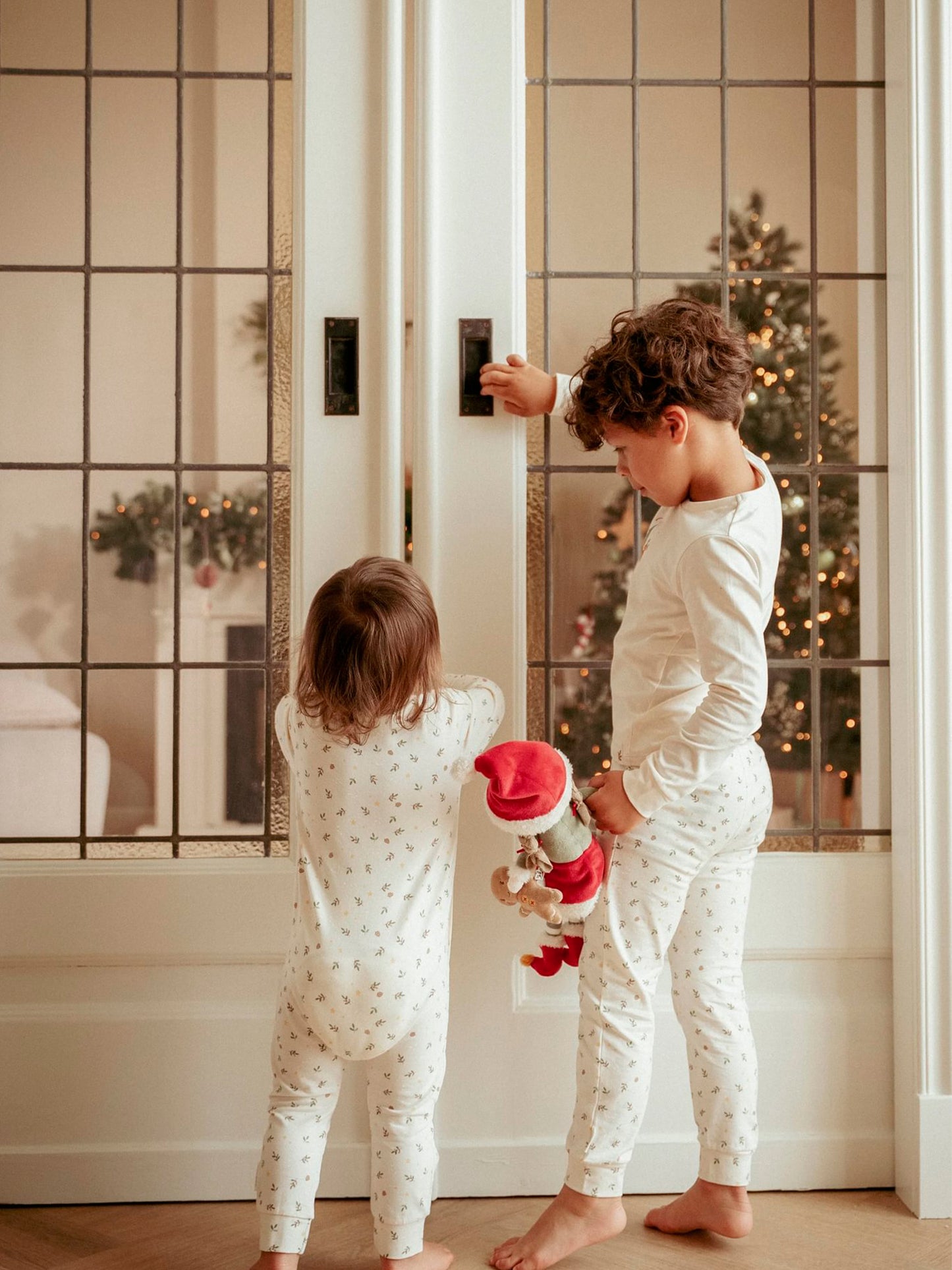 BONECA MACIA DE NATAL ROSA