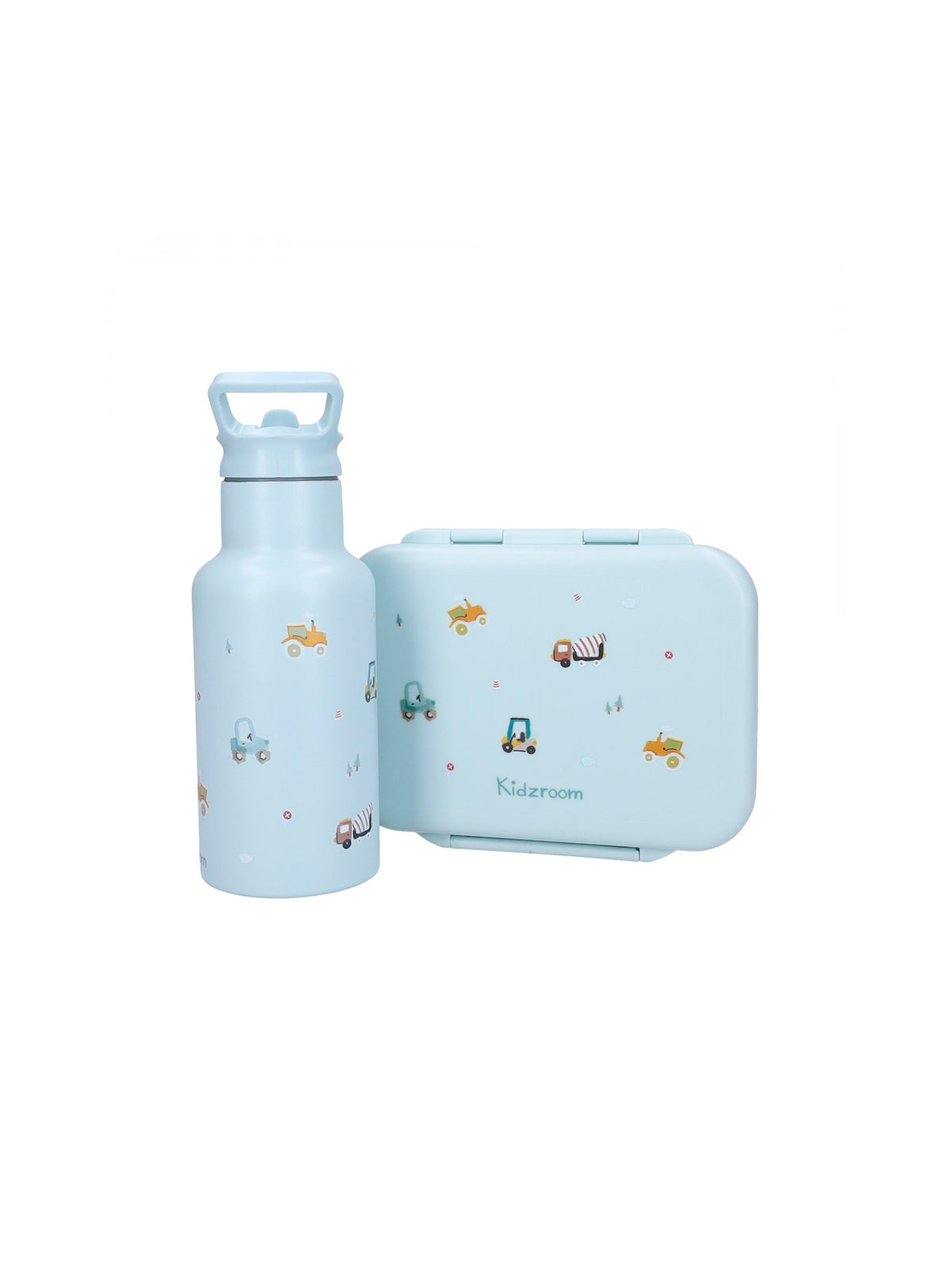TUPPER-CAJA ALMUERZO ACERO INOX VEHÍCULOS Kidzroom KIDSME