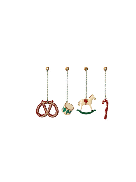 CONJUNTO DE ADORNOS DE METAL PETER'S CHRISTMAS Maileg KIDSME