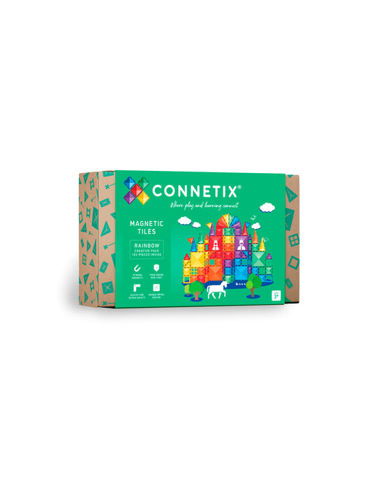 102 PIEZAS MAGNÉTICAS CONNETIX RAINBOW CREATIVE PACK Connetix KIDSME