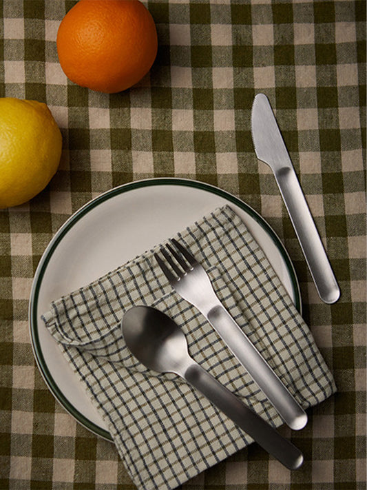 SET 3 CUBIERTOS INFANTILES CON FUNDA TERRACOTA HAPS Nordic KIDSME