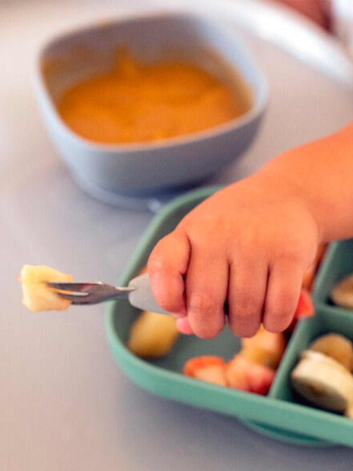 CUBIERTOS INOX GREY Beaba KIDSME