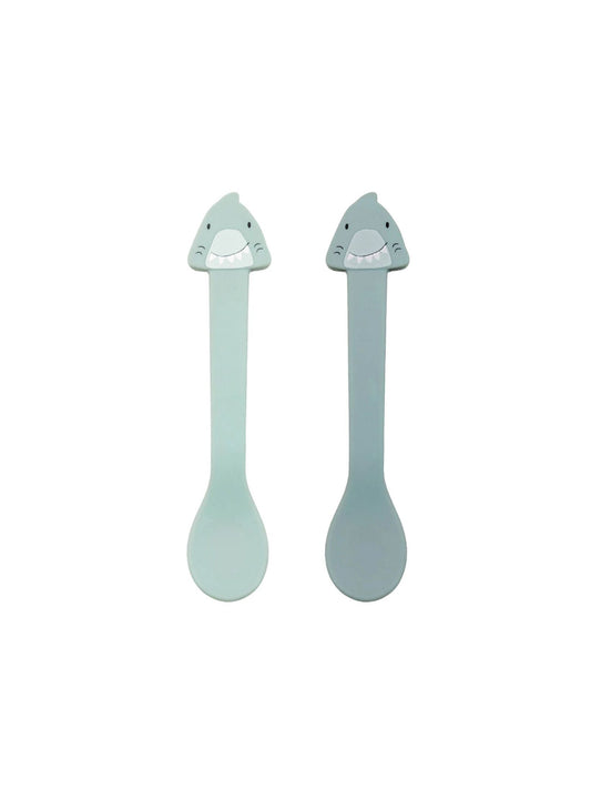 CUBIERTOS SILICONA 2 PIEZAS SHARK Trixie KIDSME