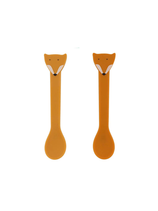 CUBIERTOS SILICONA 2 PIEZAS FOX Trixie KIDSME