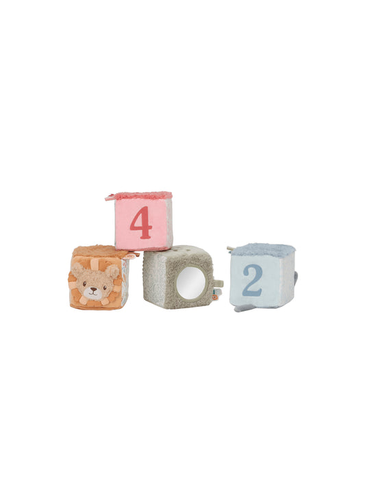 CUBOS BLANDITOS SENSORIALES SAFARI FRIENDS Little dutch KIDSME