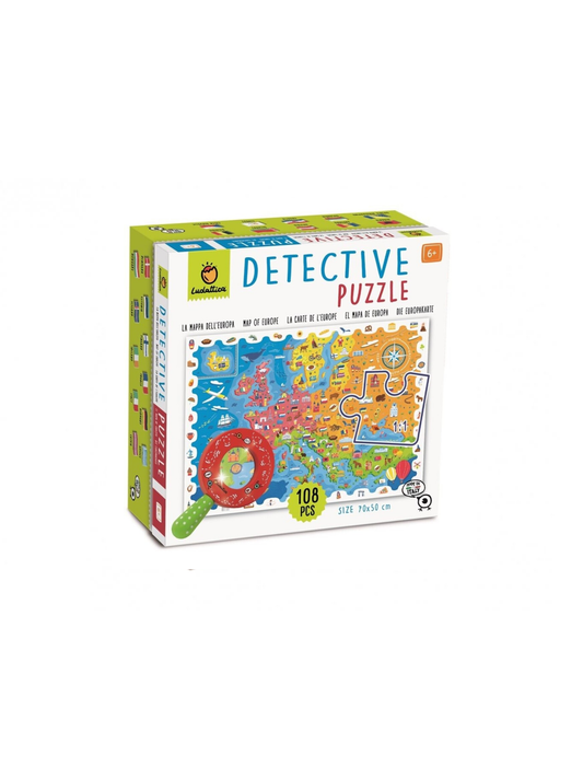 DETECTIVE PUZZLE - MAPA EUROPA LUDATTICA KIDSME