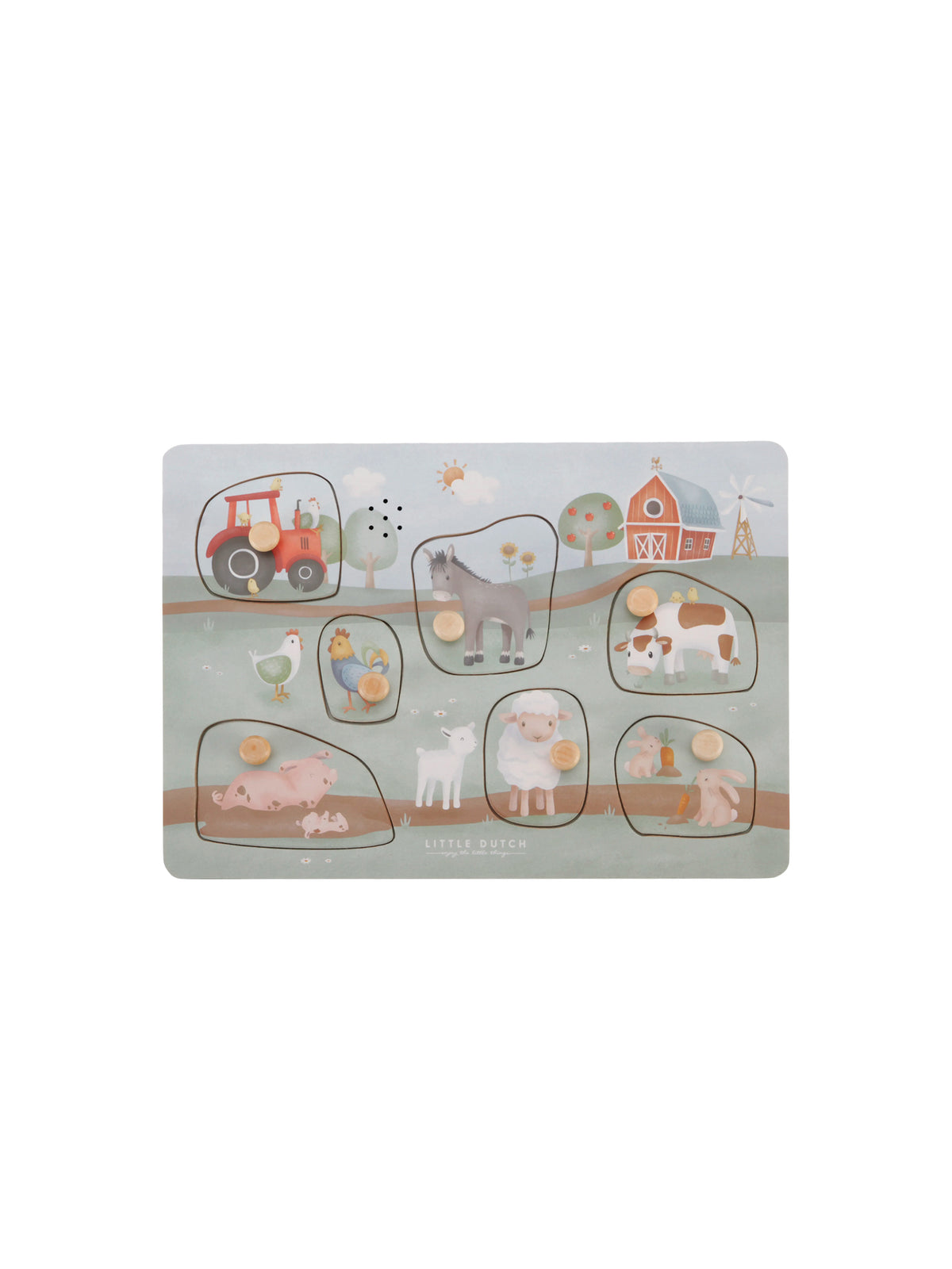 PUZZLE CON SONIDO GRANJA Little dutch KIDSME