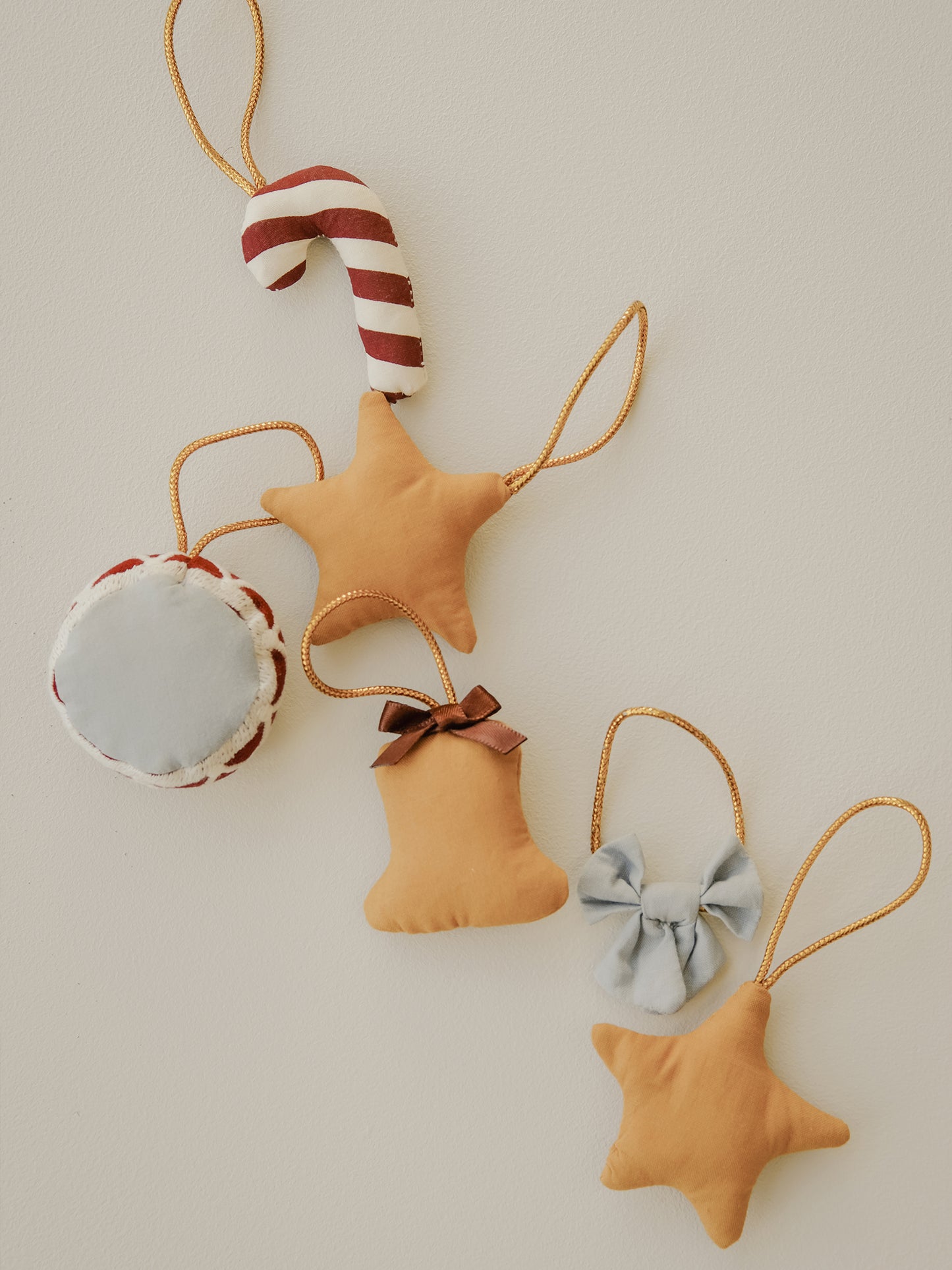 OCHER EMBROIDERED ADVENT CALENDAR