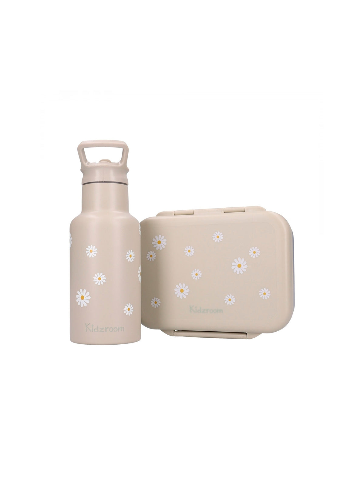 TUPPER-CAJA ALMUERZO ACERO INOX FLORES Kidzroom KIDSME
