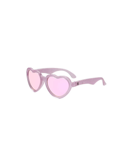 GAFAS DE SOL FLEXIBLES HEARTS PURPURINA LAVANDA 2 TALLAS Babiators KIDSME