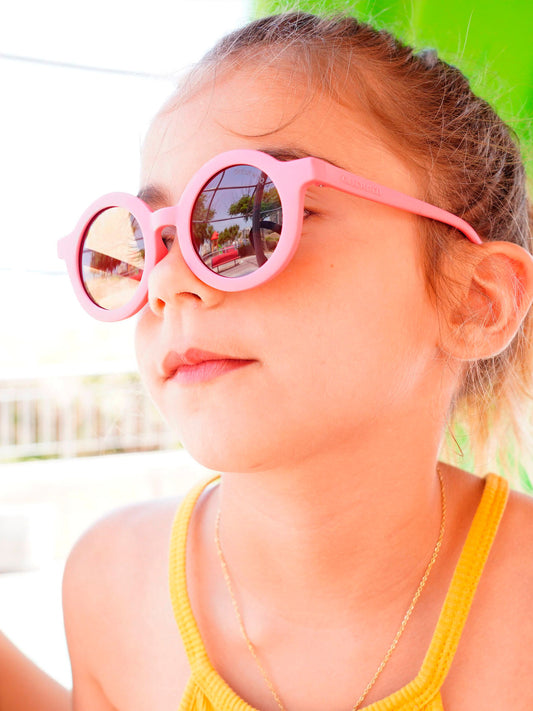 GAFAS DE SOL ORIGINAL ROUND BUBBLE GUM Grech & Co. KIDSME