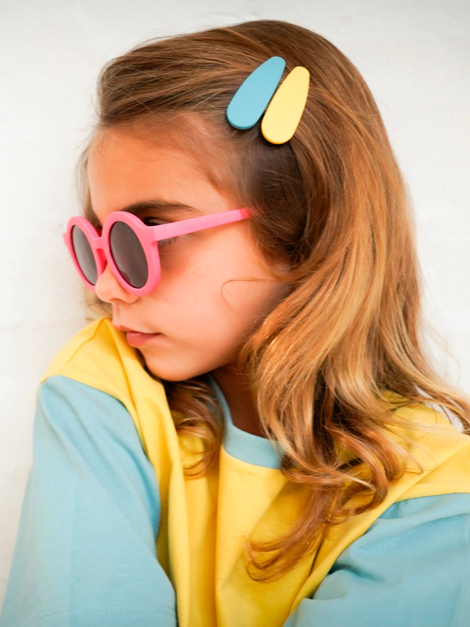 GAFAS DE SOL ORIGINAL ROUND BUBBLE GUM Grech & Co. KIDSME