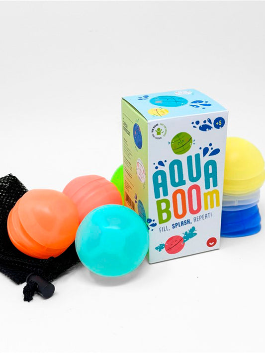 GLOBOS DE AGUA REUTILIZABLES AQUABOOM