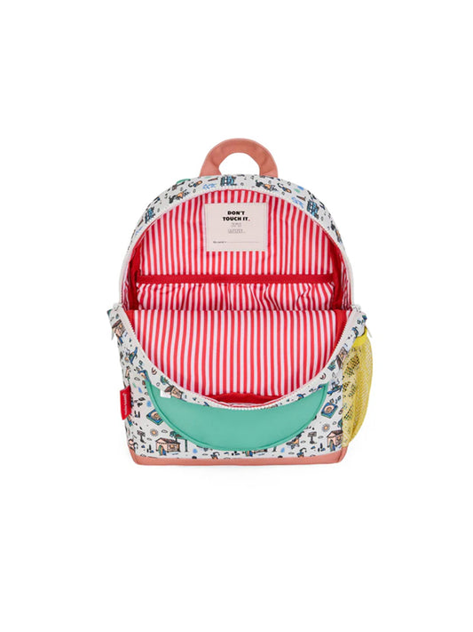 LARGE RECYCLED PLASTIC WATERCOLOR BACKPACK