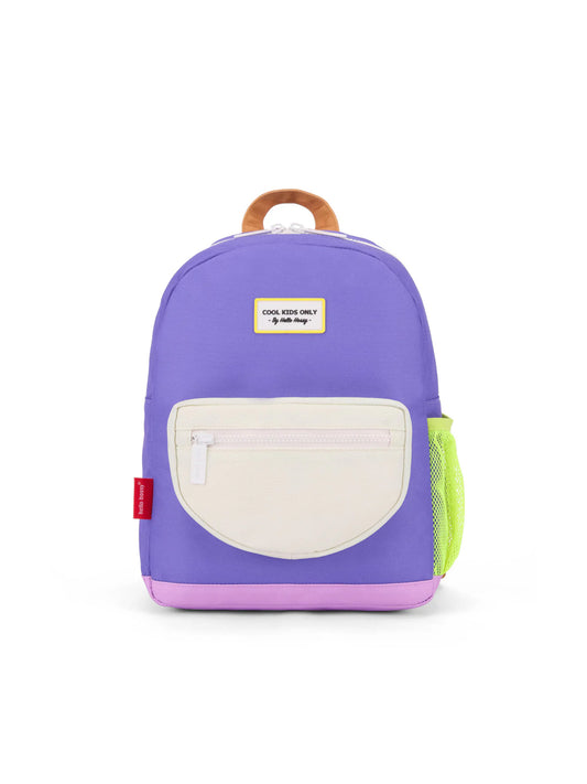 MOCHILA PLÁSTICO RECICLADO LAVENDY Hello Hossy KIDSME