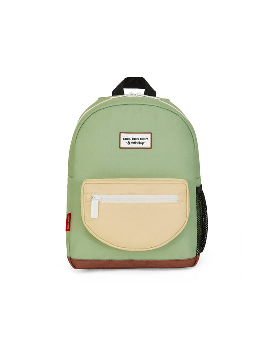 MOCHILA GRANDE PLÁSTICO RECICLADO PISTACHE Kidsme Store KIDSME