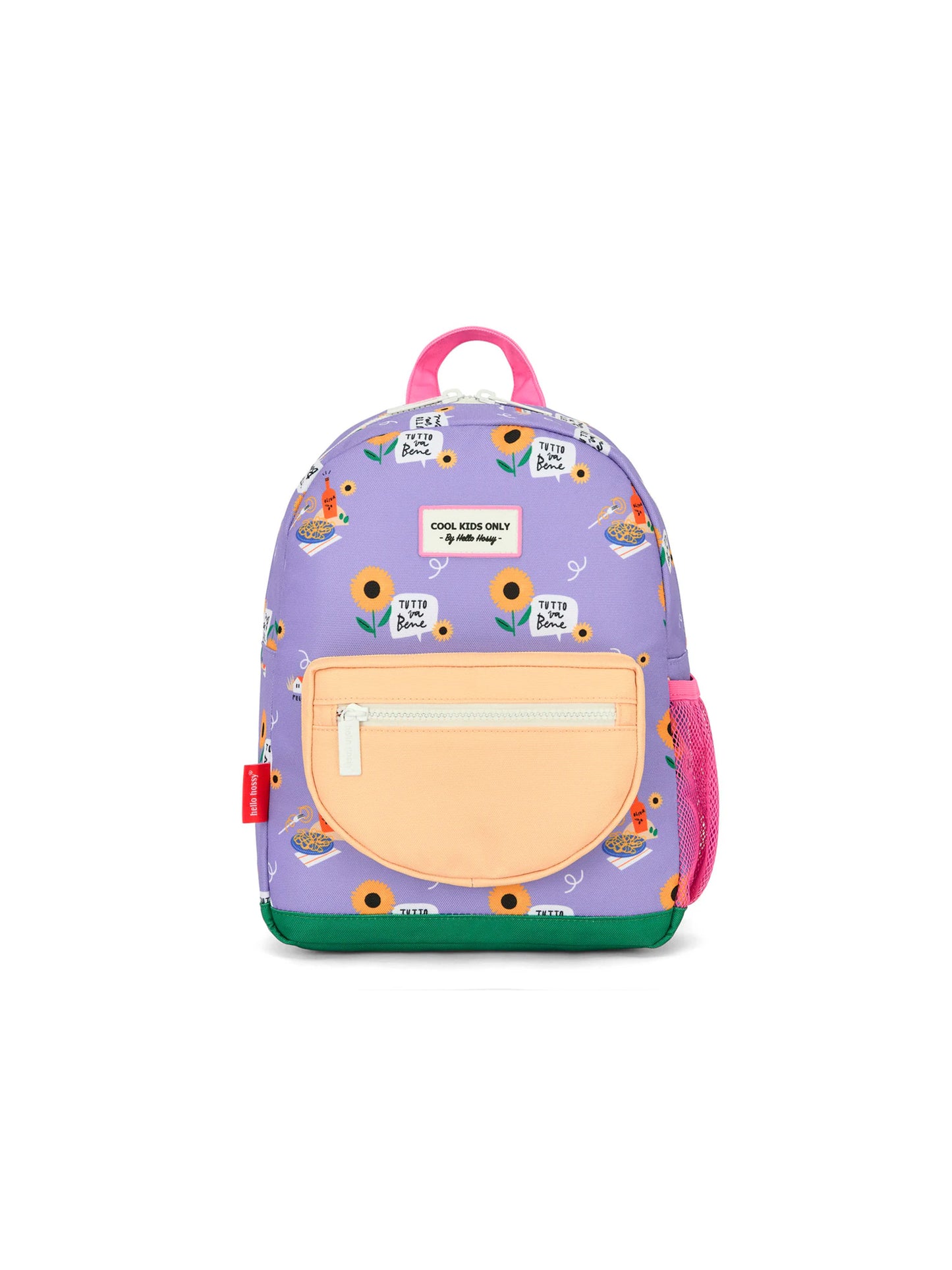 MOCHILA MINI PLÁSTICO RECICLADO SUNFLOWER Hello Hossy KIDSME