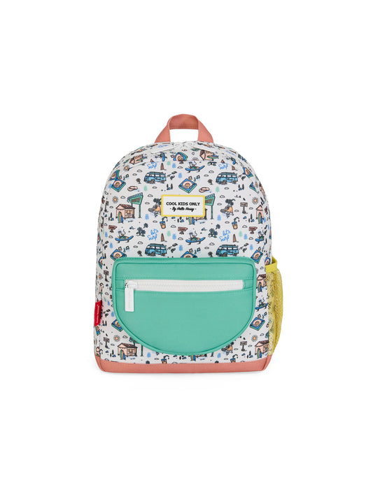 LARGE RECYCLED PLASTIC WATERCOLOR BACKPACK