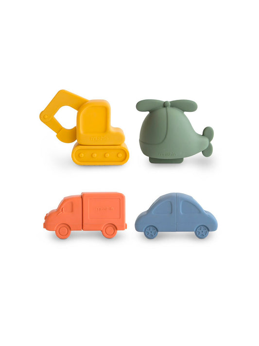 JUGUETES DE BAÑO VEHICLES Mushie KIDSME