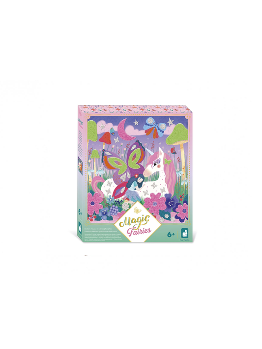 MAGIC FAIRIES - PEGATINAS DE ESPUMA Y ARENA Janod KIDSME