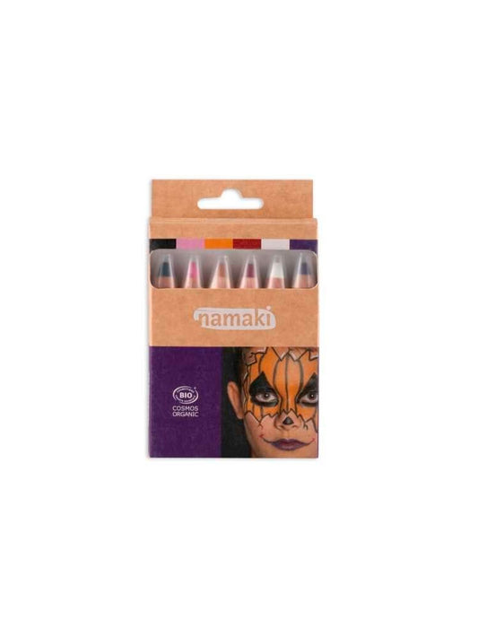 SET 6 LÁPICES MAQUILLAJE HALLOWEEN Namaki KIDSME