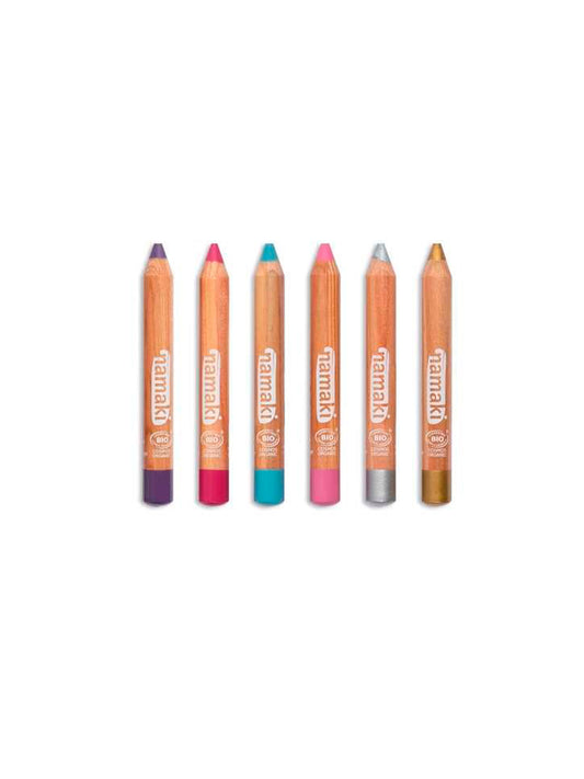 SET 6 LÁPICES MAQUILLAJE MUNDO ENCANTADO Namaki KIDSME
