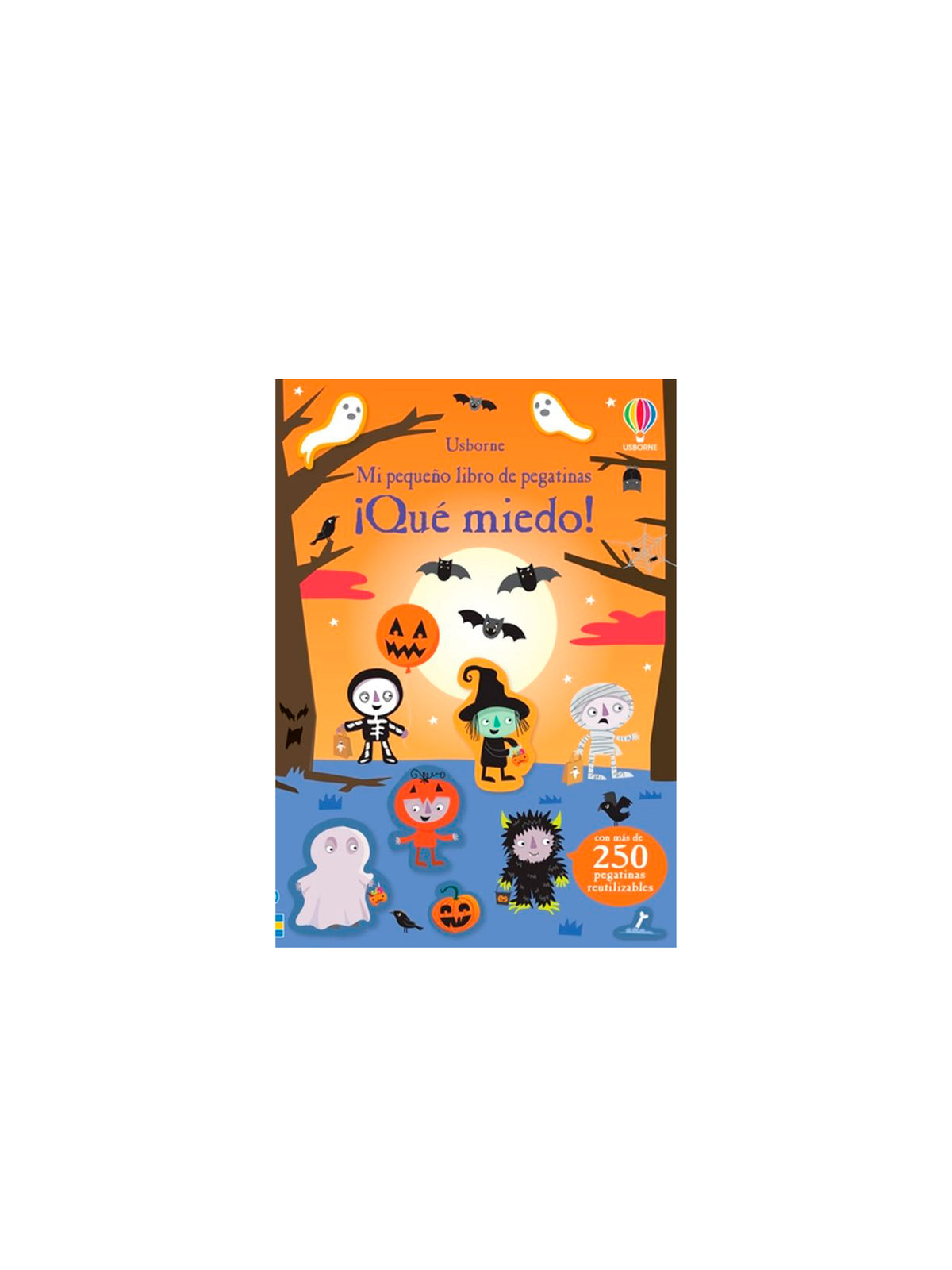 LIBRO DE PEGATINAS ¡QUÉ MIEDO! Usborne KIDSME