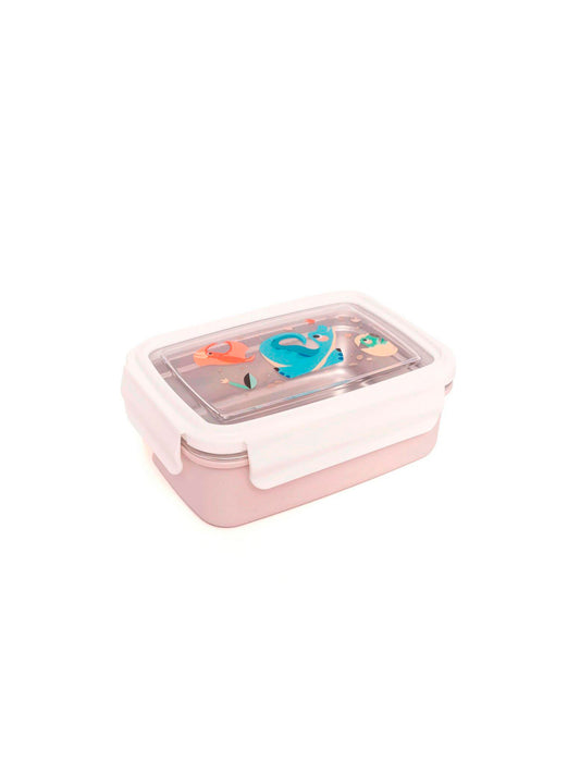CAJA ALMUERZO ACERO INOXIDABLE DINO Petit Monkey KIDSME