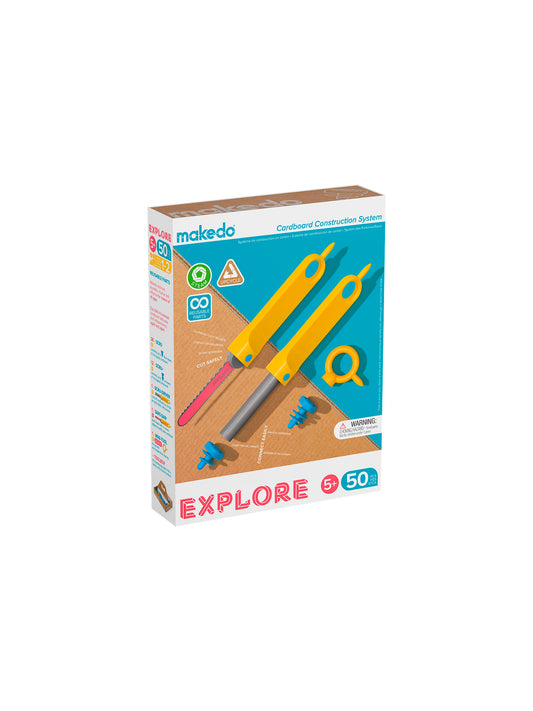 MAKEDO EXPLORE KIT 50 PIEZAS Makedo KIDSME