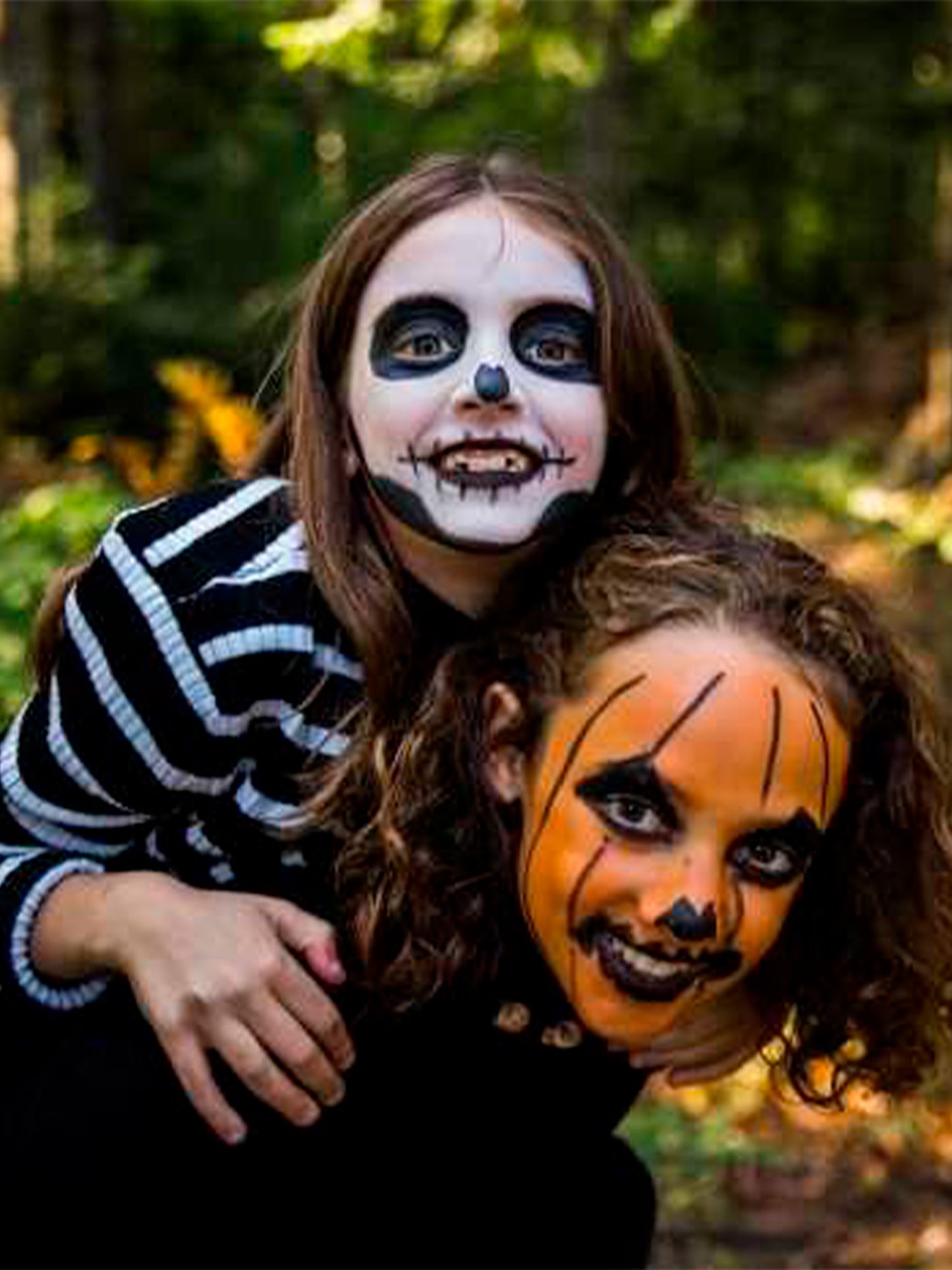 KIT MAQUILLAJE HALLOWEEN (NARANJA-BLANCO-NEGRO)