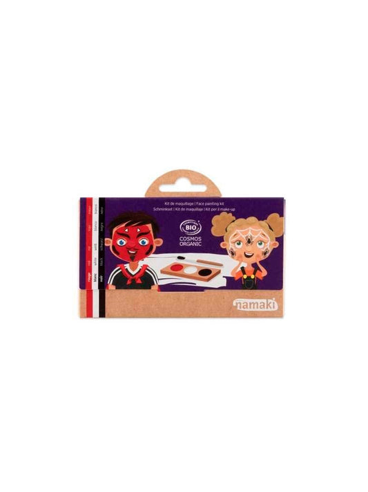 KIT MAQUILLAJE HALLOWEEN (ROJO-BLANCO-NEGRO)