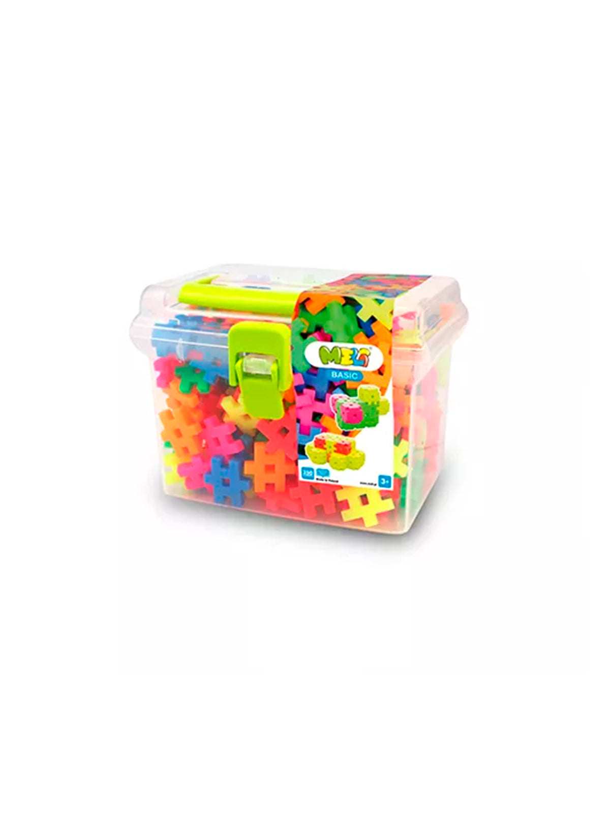 MELI BASIC NEÓN TRAVEL BOX 250 PIEZAS Meli KIDSME