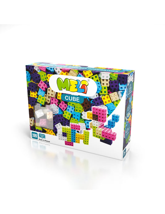 MELI CUBE PASTEL 100 PIEZAS Meli KIDSME