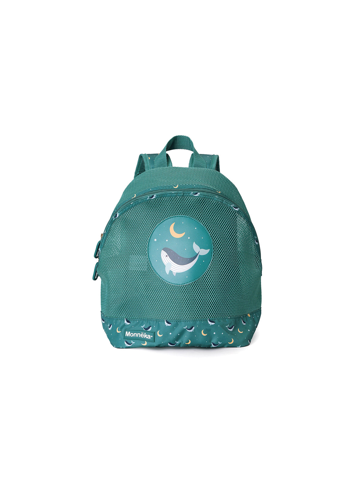 MOCHILA PLAYA ANTIARENA WHALE TEAL Monneka KIDSME