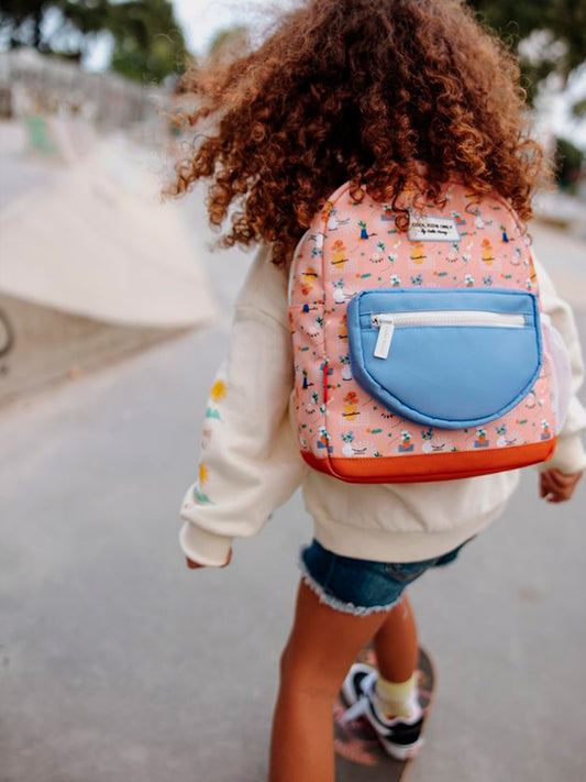 MOCHILA PLÁSTICO RECICLADO FLORE Kidsme Store KIDSME