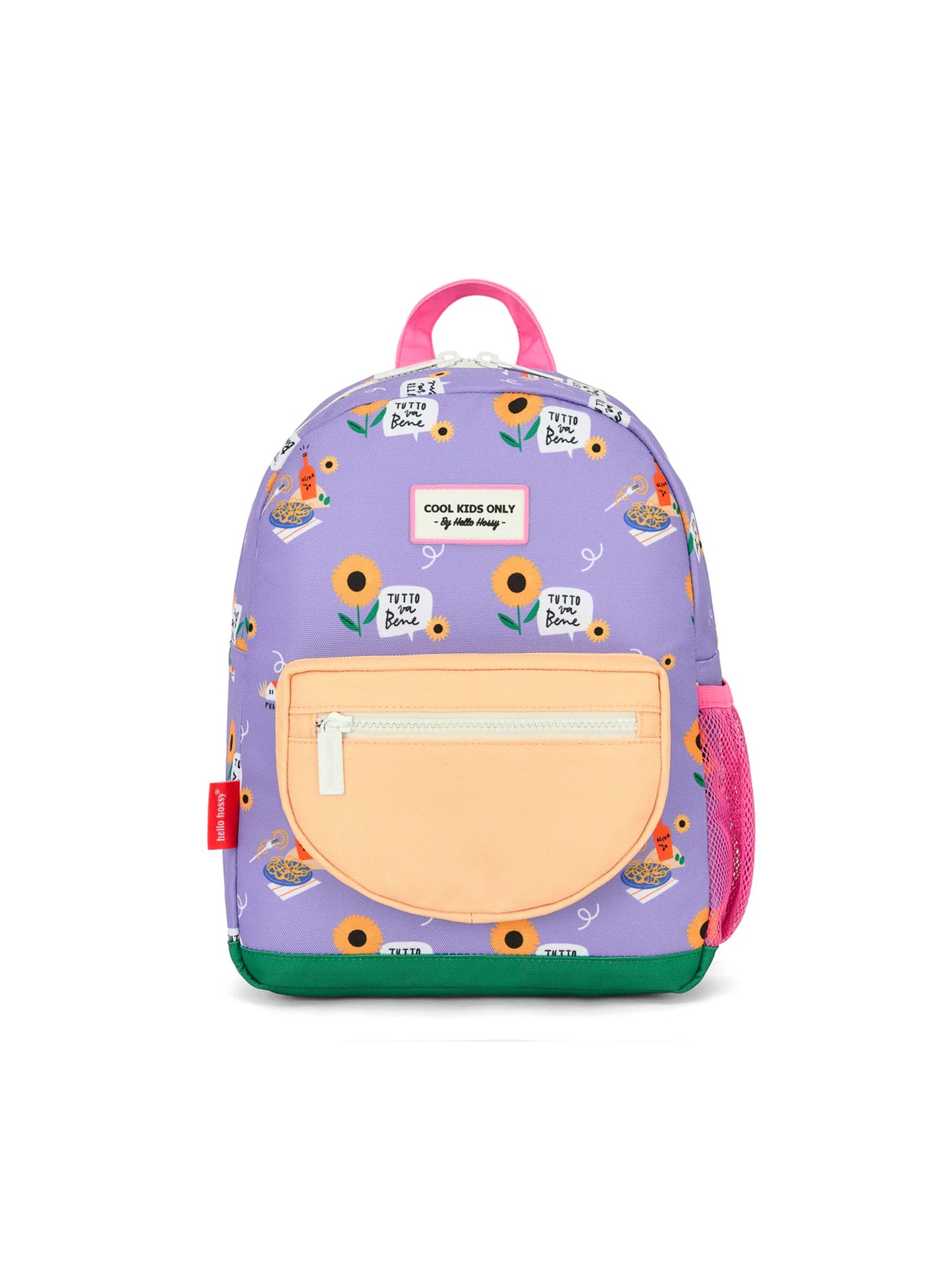 MOCHILA PLÁSTICO RECICLADO SUNFLOWER Hello Hossy KIDSME
