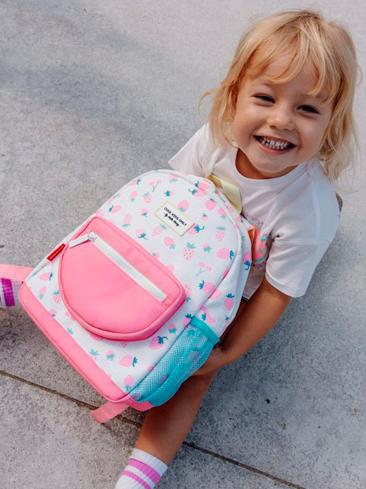MOCHILA PLÁSTICO RECICLADO BERRY BLOOM Kidsme Store KIDSME