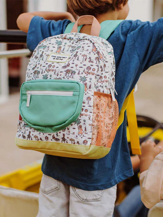 MOCHILA GRANDE PLÁSTICO RECICLADO JUNGLY Kidsme Store KIDSME