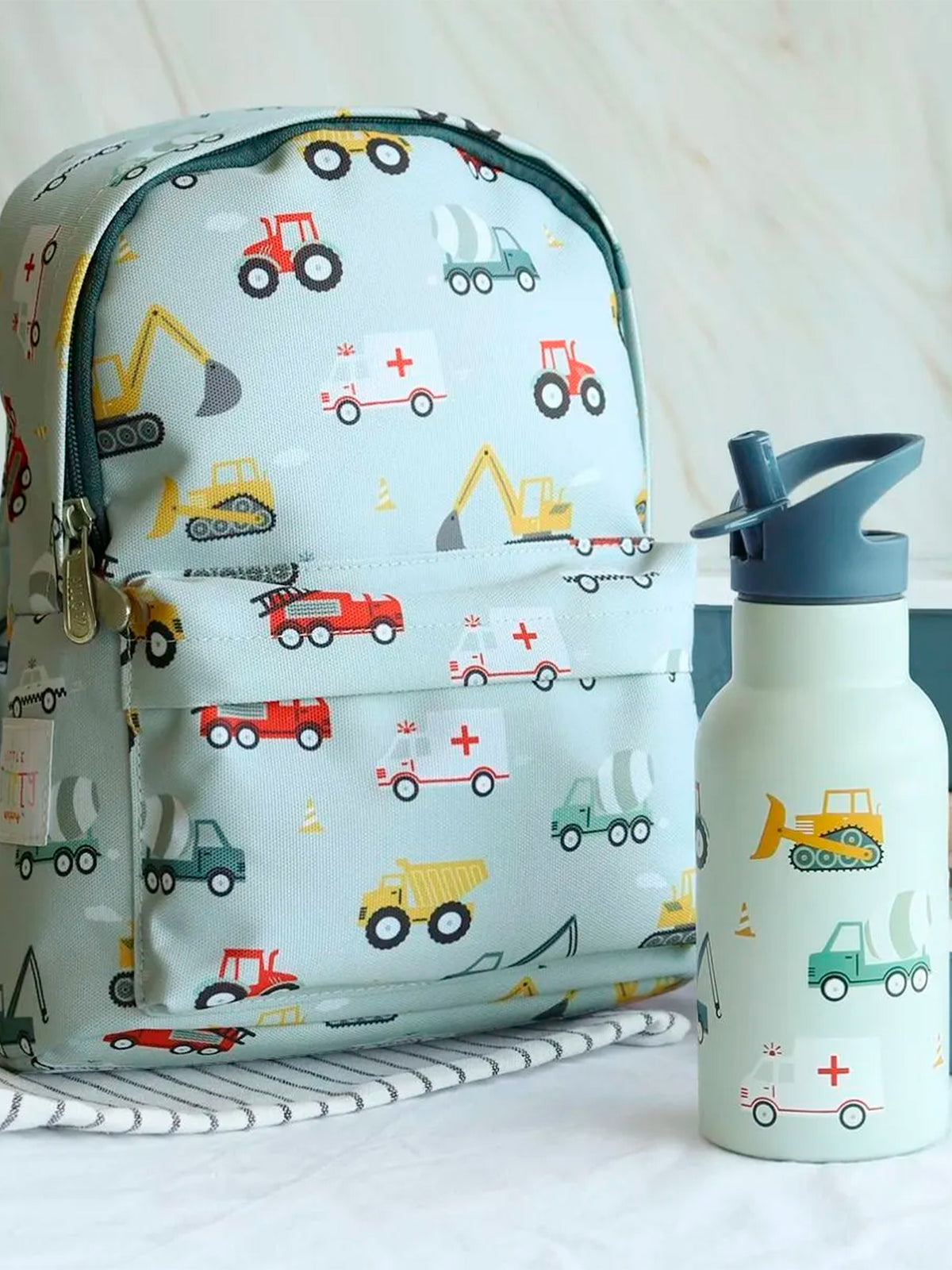 MOCHILA INFANTIL VEHÍCULOS A little lovely company KIDSME
