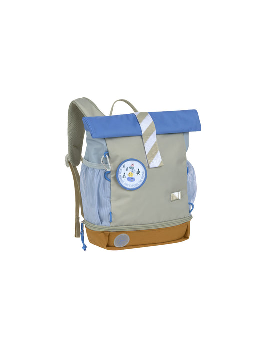 MOCHILA ROLLTOP SUNNY GREEN-BLUE Lassig KIDSME