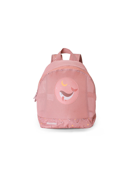 MOCHILA PLAYA ANTIARENA WHALE PINK Monneka KIDSME
