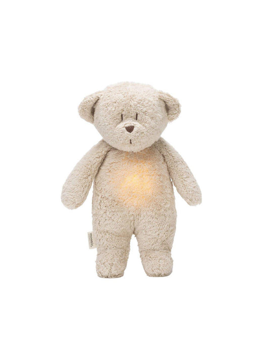 OSO DE PELUCHE LUZ Y SONIDO SAND NATUR Moonie KIDSME