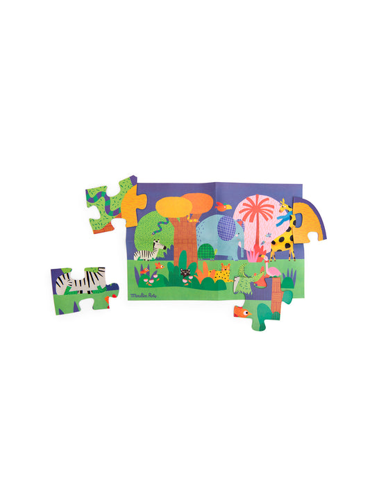 PUZZLE GIGANTE ANIMALES Moulin Roty KIDSME