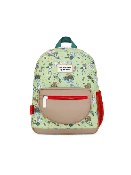 LARGE RECYCLED PLASTIC WATERCOLOR BACKPACK