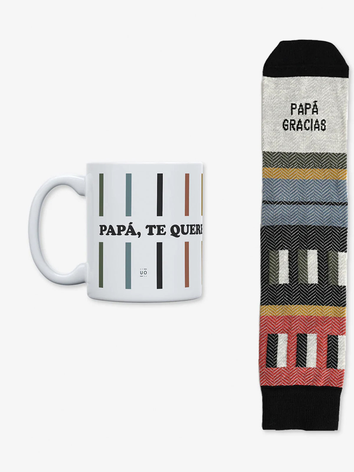 TAZA + CALCETINES "PAPÁ TE QUEREMOS INFINITO" Kidsme KIDSME