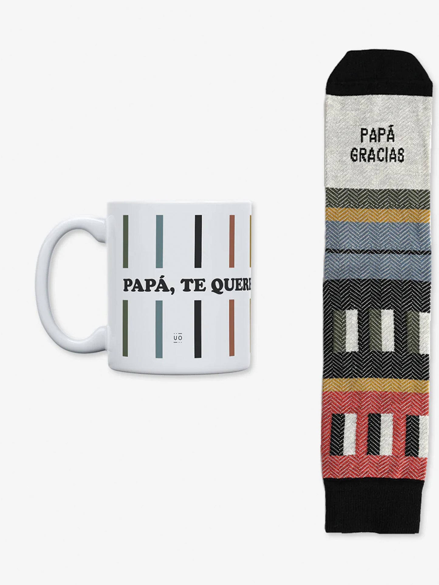 TAZA + CALCETINES "PAPÁ TE QUEREMOS INFINITO"