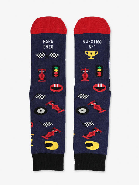 TAZA + CALCETINES "PAPÁ, ERES NUESTRO Nº 1"